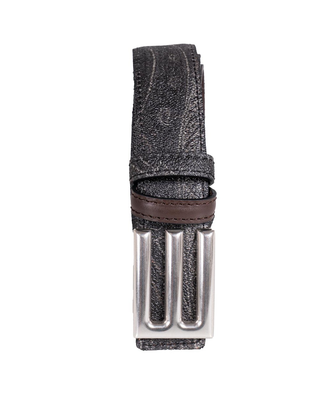 shop ETRO  Cintura: Etro cintura reversibile, da un lato realizzata in pelle e dall'altro è caratterizzata dall'iconica tela Paisley jacquard con fibbia con E.
Larghezza: 3,5 cm.
Esterno: Tessuto di cotone Paisley jacquard spalmato con grana opaca e doppiato in tela.
Interno: 100% pelle di vitello.
Made in Italy.. MP3D0001 AA063-M0019 number 31303